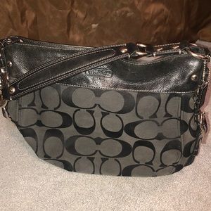 Black coach bag